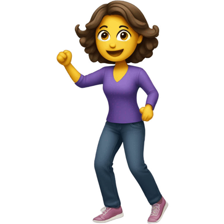 señora discapasitado bailando emoji