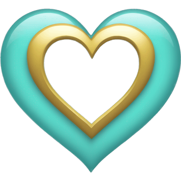 light aqua heart emoji