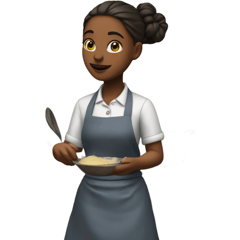 cook girl emoji