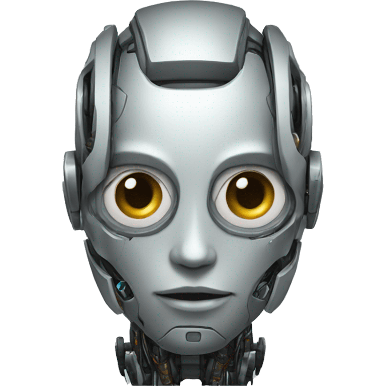 half human half robot emoji