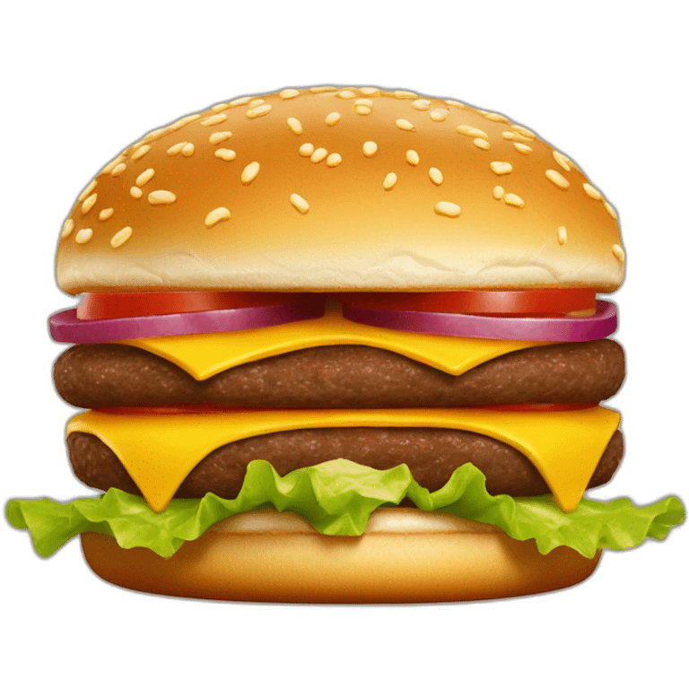 McDonald’s burger emoji