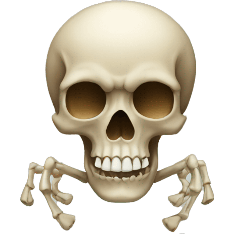 skull with 2 legs emoji