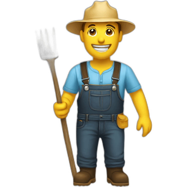 Farmer rave emoji