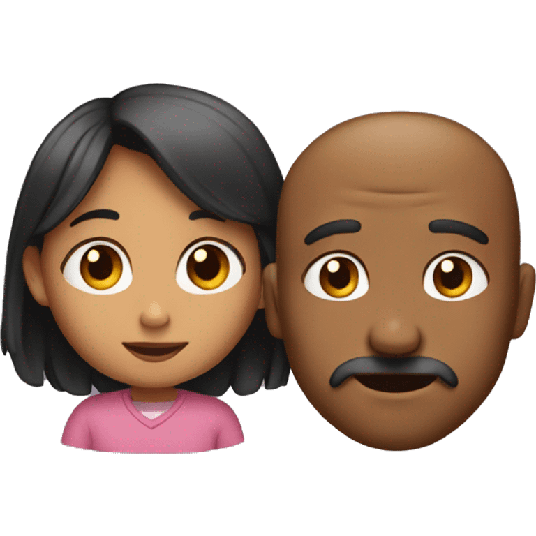 Father loves her daughter emoji