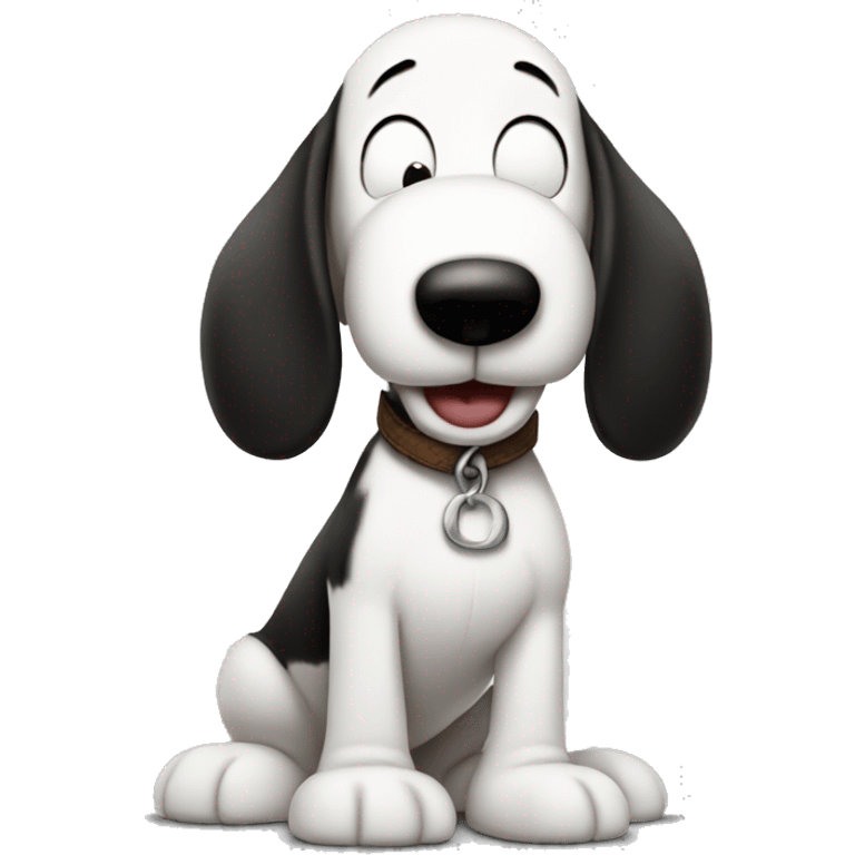 Snoopy from Charlie Brown emoji