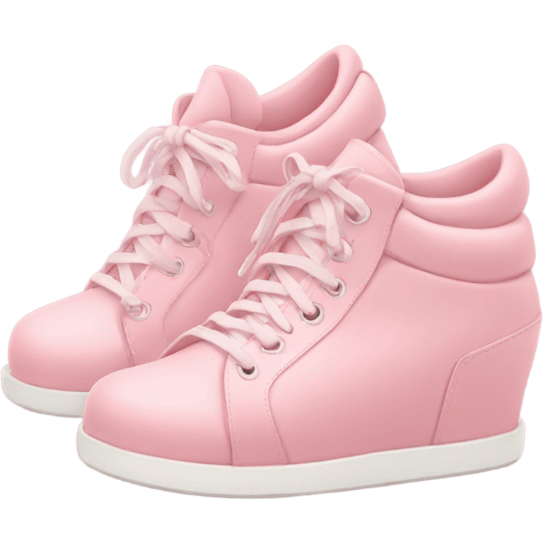 pastel pink shoes  emoji