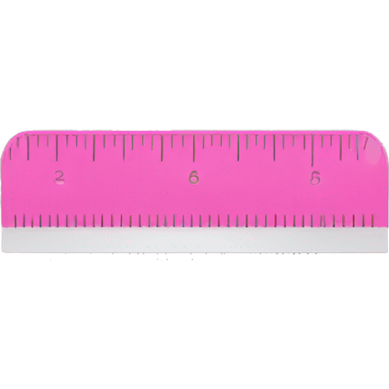 pink ruler emoji