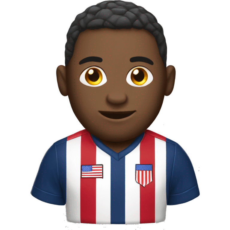 USA white soccer emoji