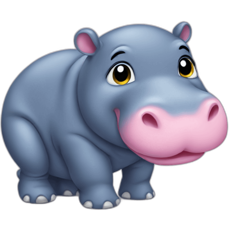 baby hippo emoji