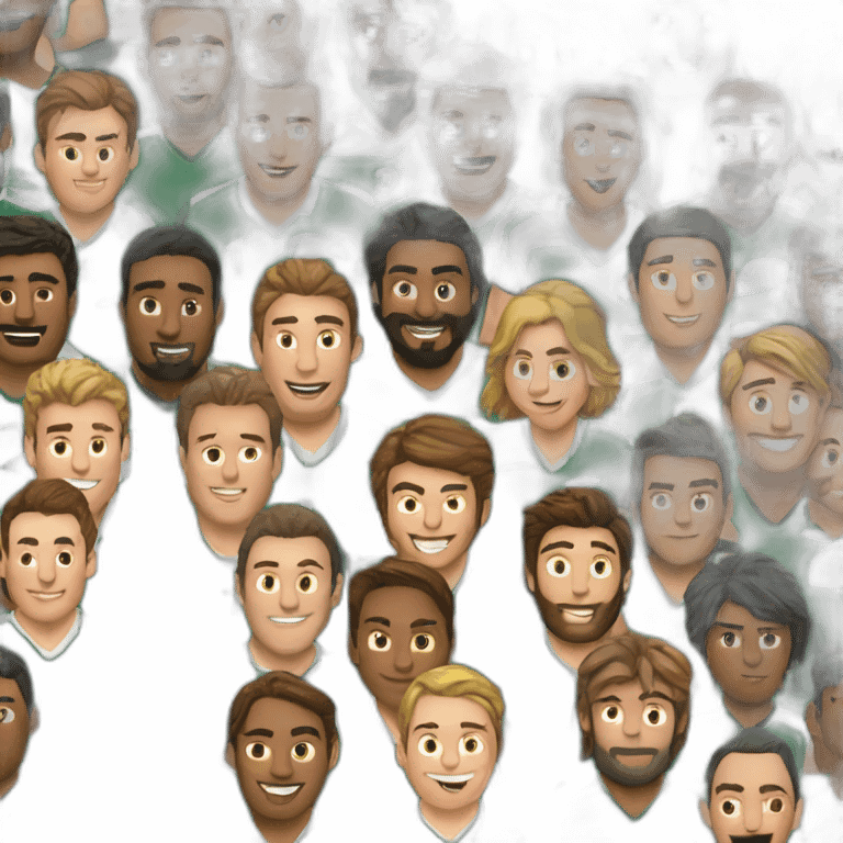 Une équipe de rugby emoji