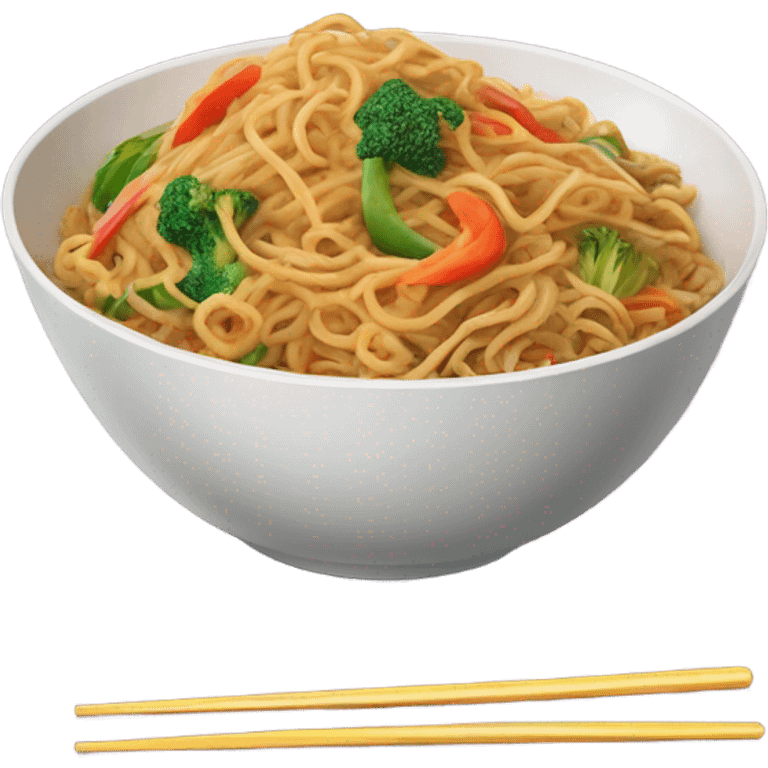 Noodle dish emoji. emoji