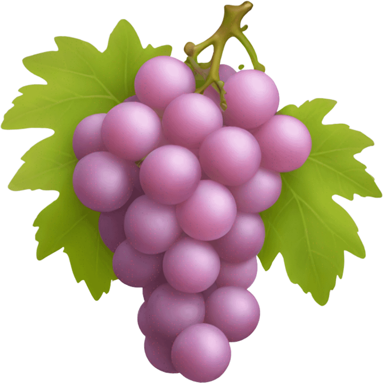 light pink grapes emoji