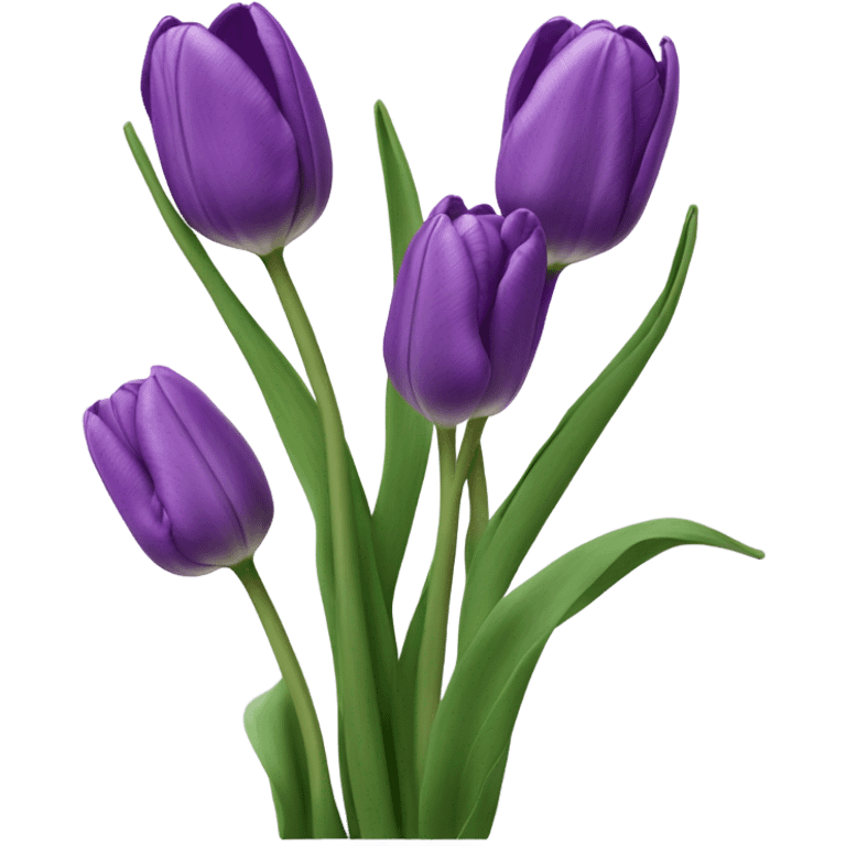 Tulipes violette  emoji