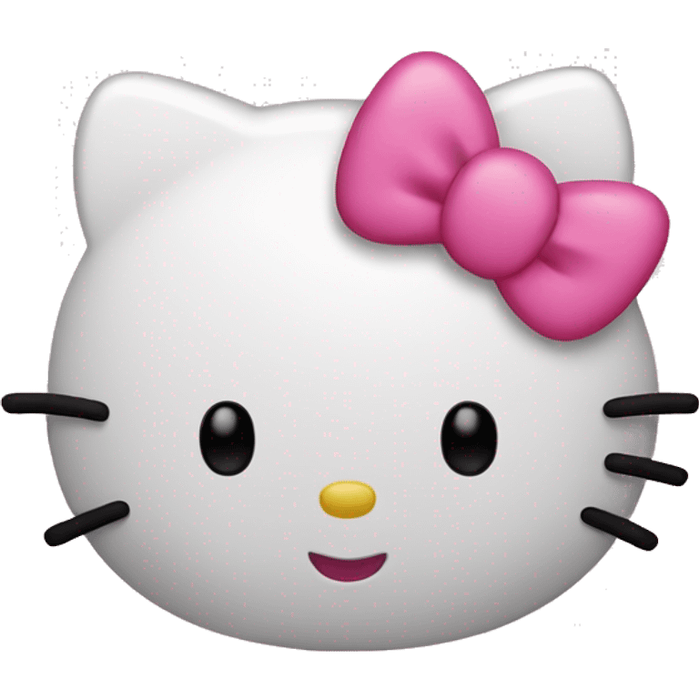 Pink Hello Kitty emoji