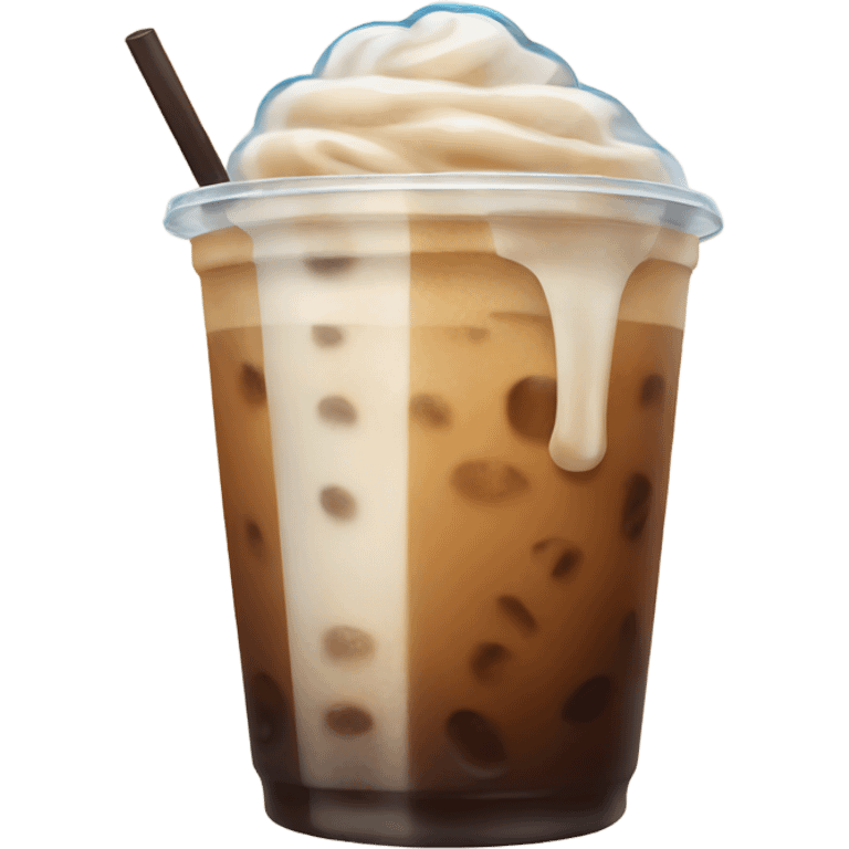 Iced coffee emoji