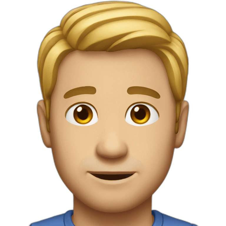 Man in carly emoji