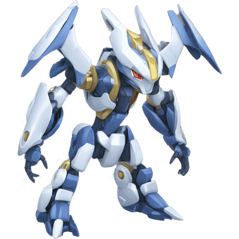 Futuristic Mechanical Pokémon-Medabot-Dragon full body emoji