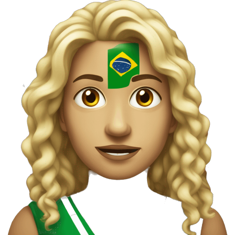 Misture a bandeira o Brasil o. A dos eua emoji