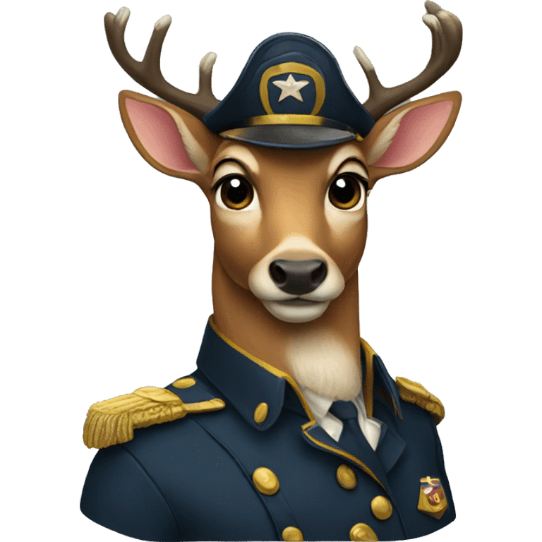 Captain Deer emoji