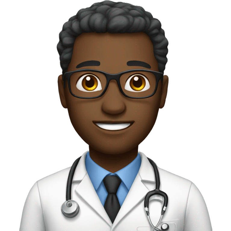 Black doctor emoji