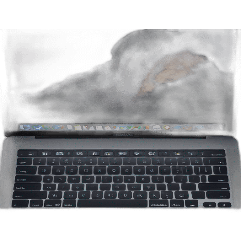 MacBook Pro with a iMac emoji