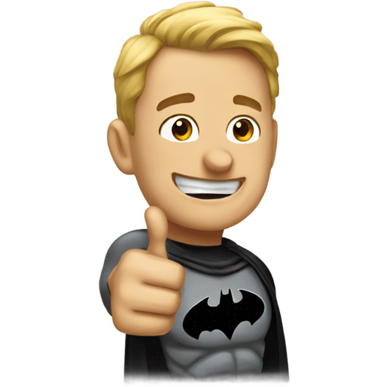 BATMAN THUMB UP emoji