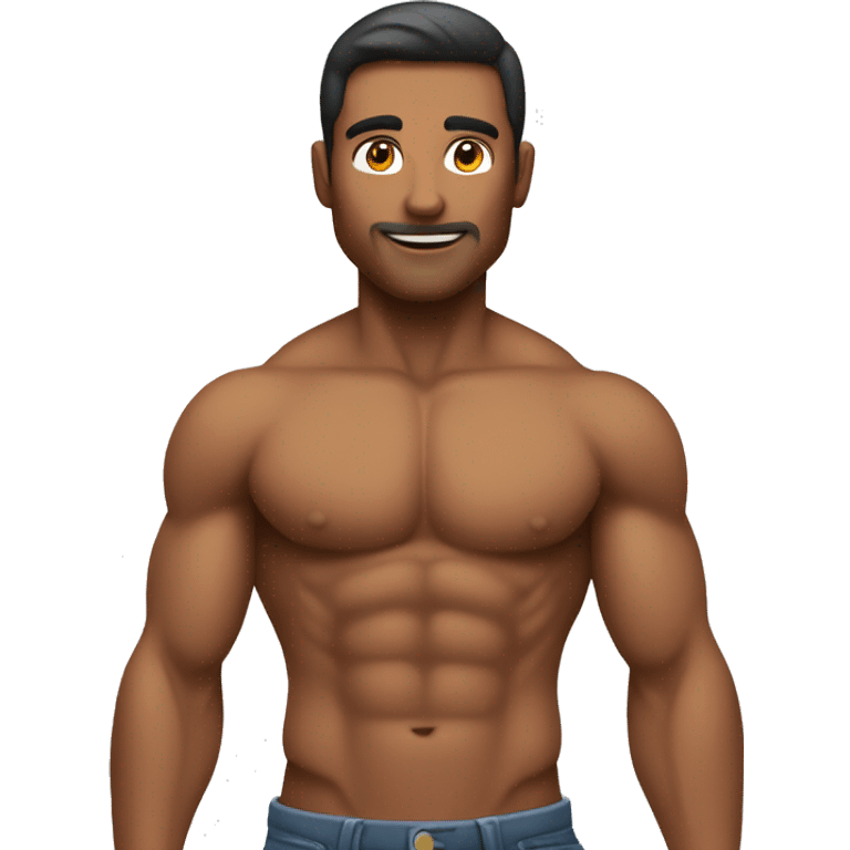 Men , body , body build, muscles ,  emoji