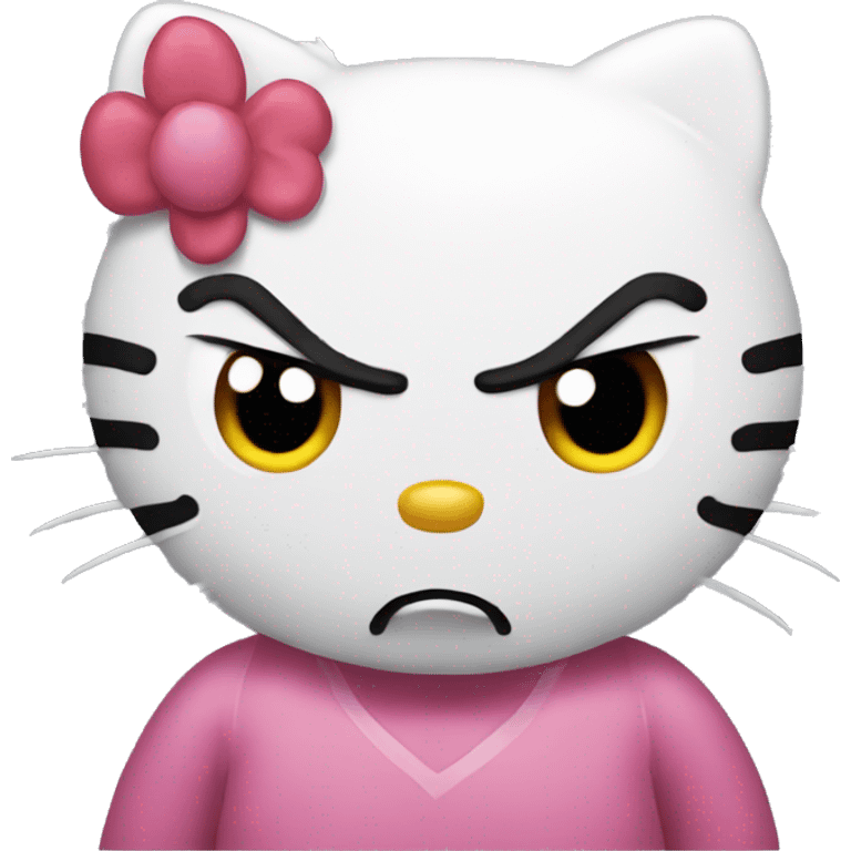 Angry Hello Kitty  emoji