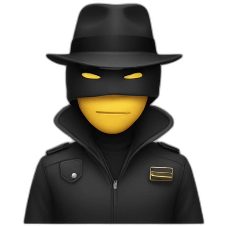 spy-masked-black emoji