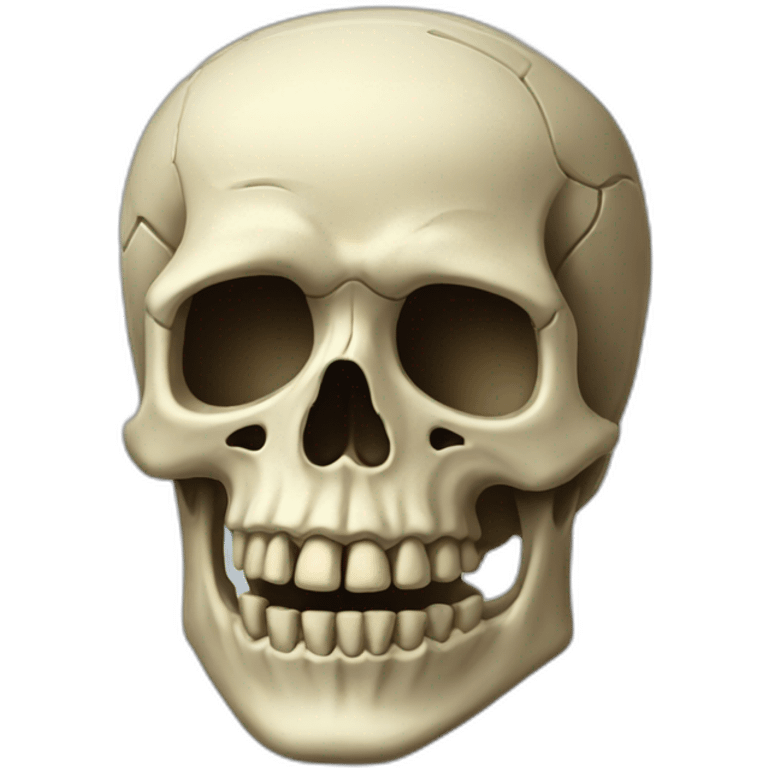 Skeleton head emoji