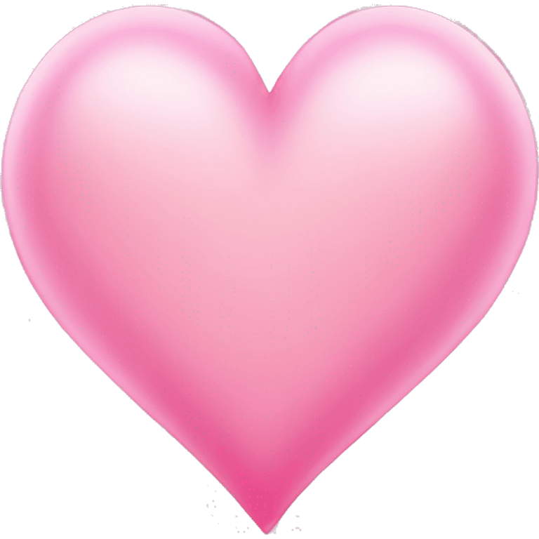 Pink light heart ￼ emoji