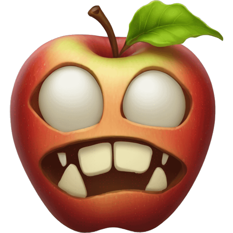 rotten apple emoji