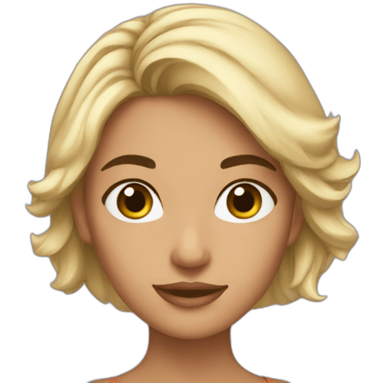 femme brunne emoji