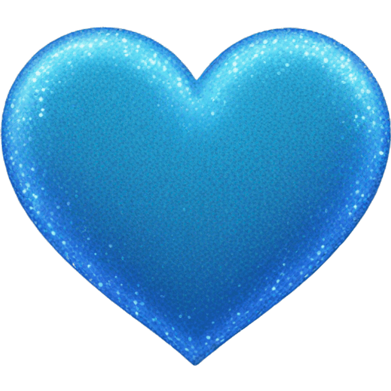 blue heart with sparkles  emoji