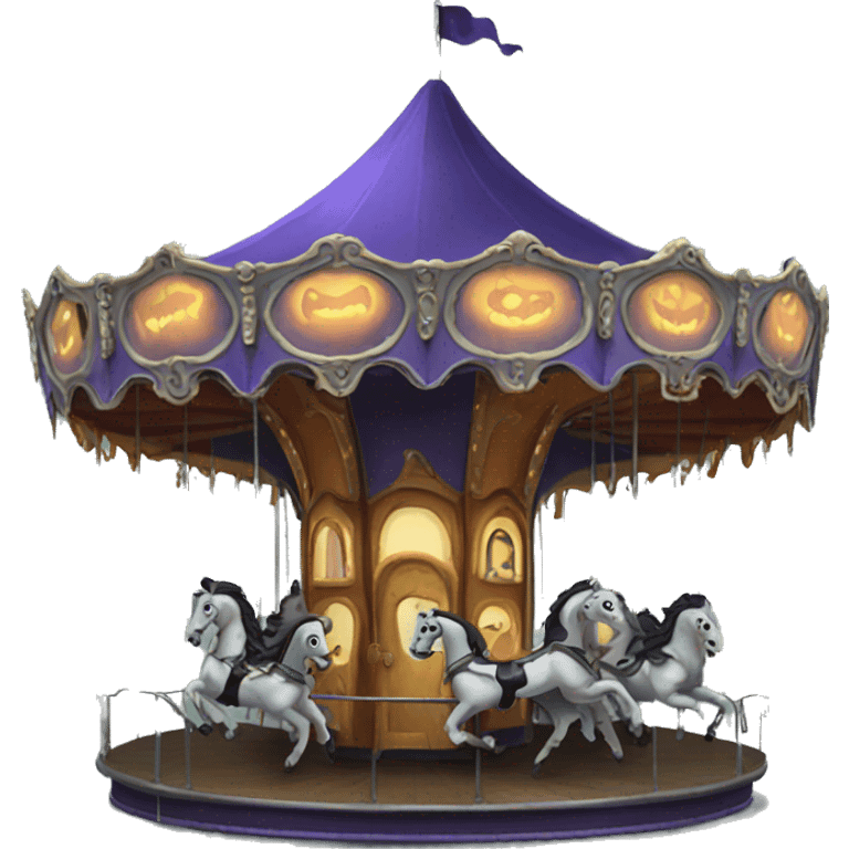 Haunted carousel  emoji