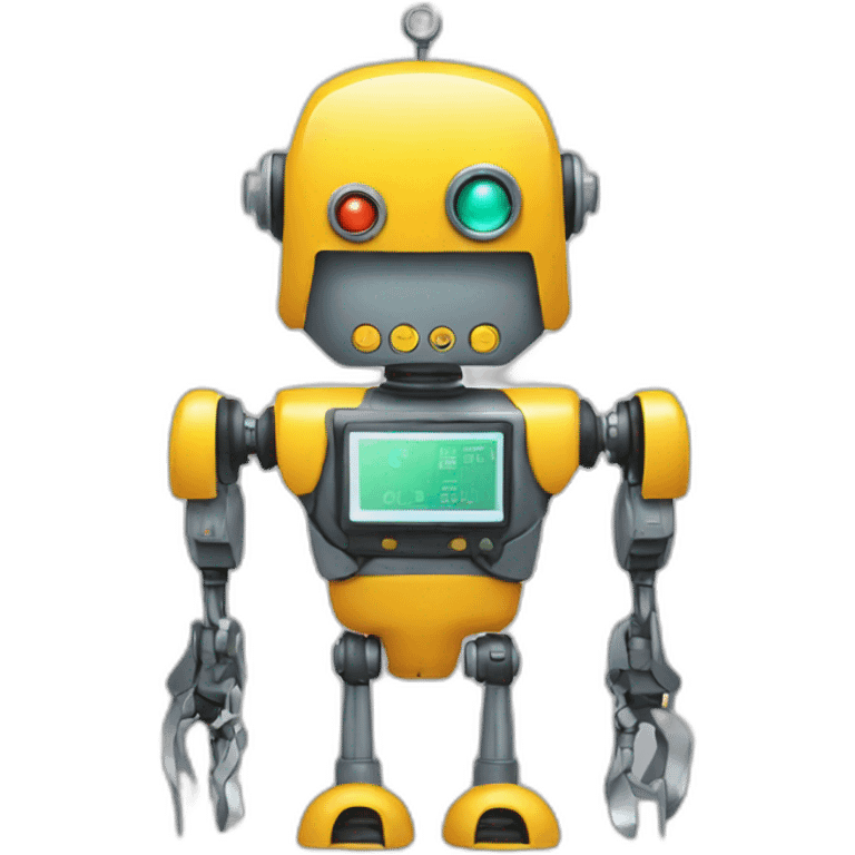 robot with tools emoji