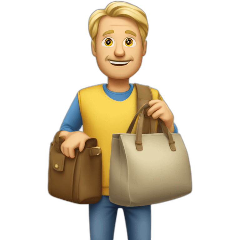 middle-aged-swedish-man-carrying-a-bag-of-money emoji