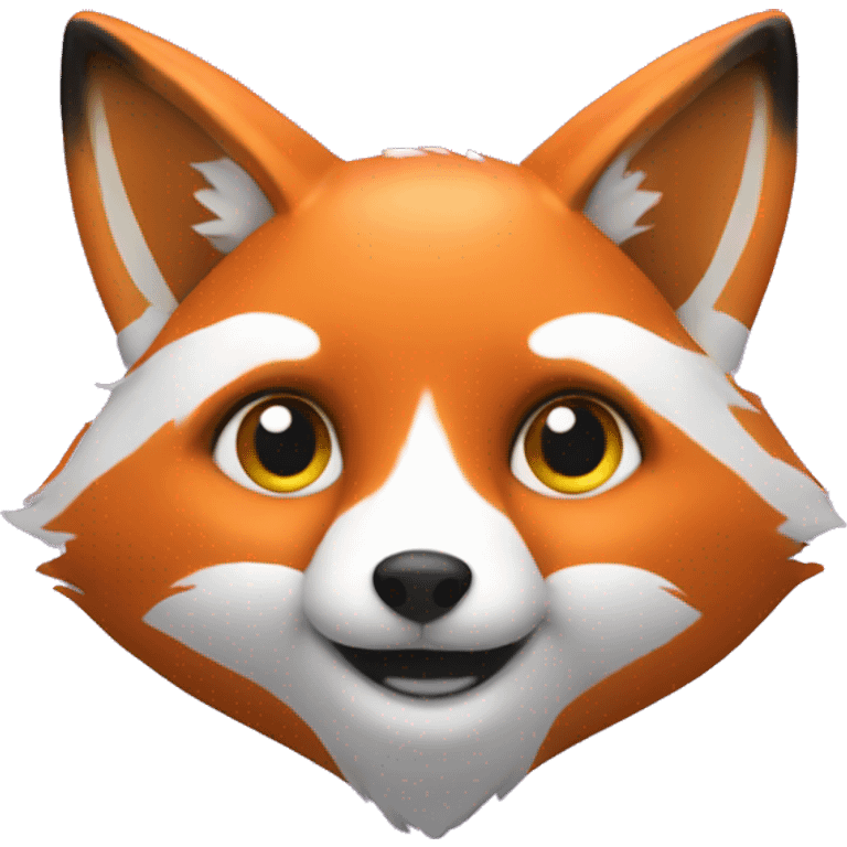 fox with tiktok logo emoji