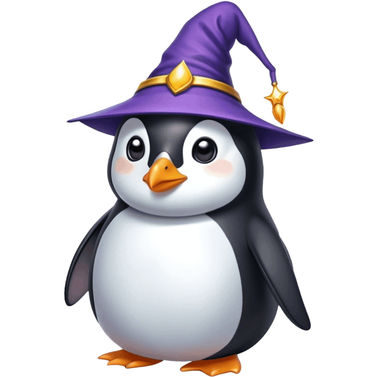 Penguin Wizard emoji