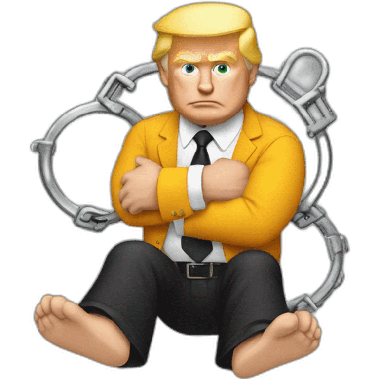 trump-in-handcuffs emoji