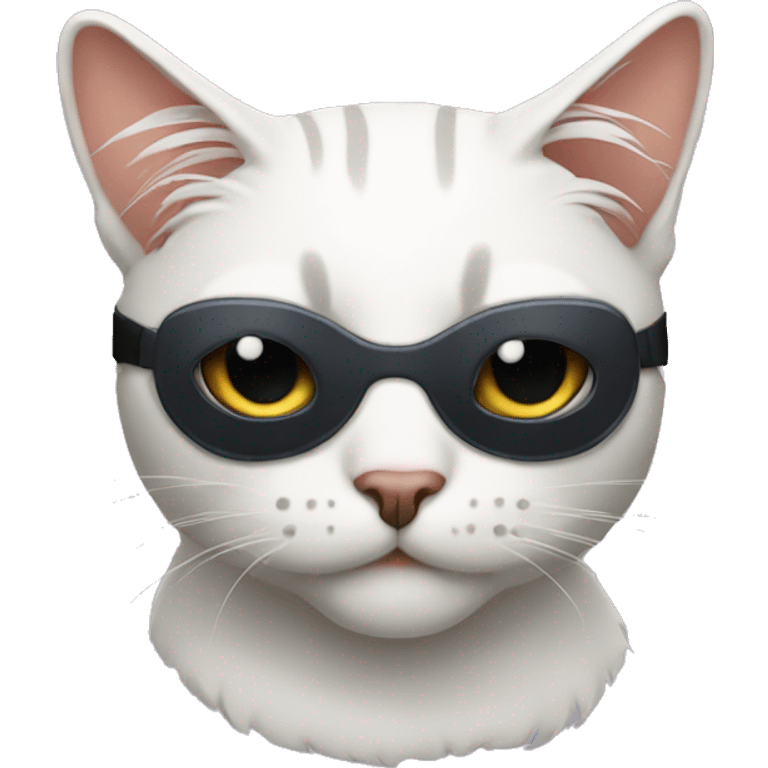 cat wearing an eyepatch emoji