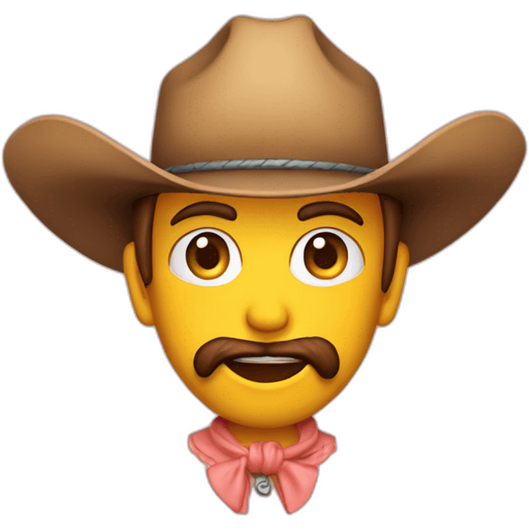 cowboy peach emoji