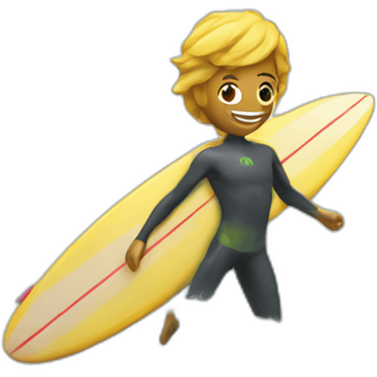 surfer at beach emoji