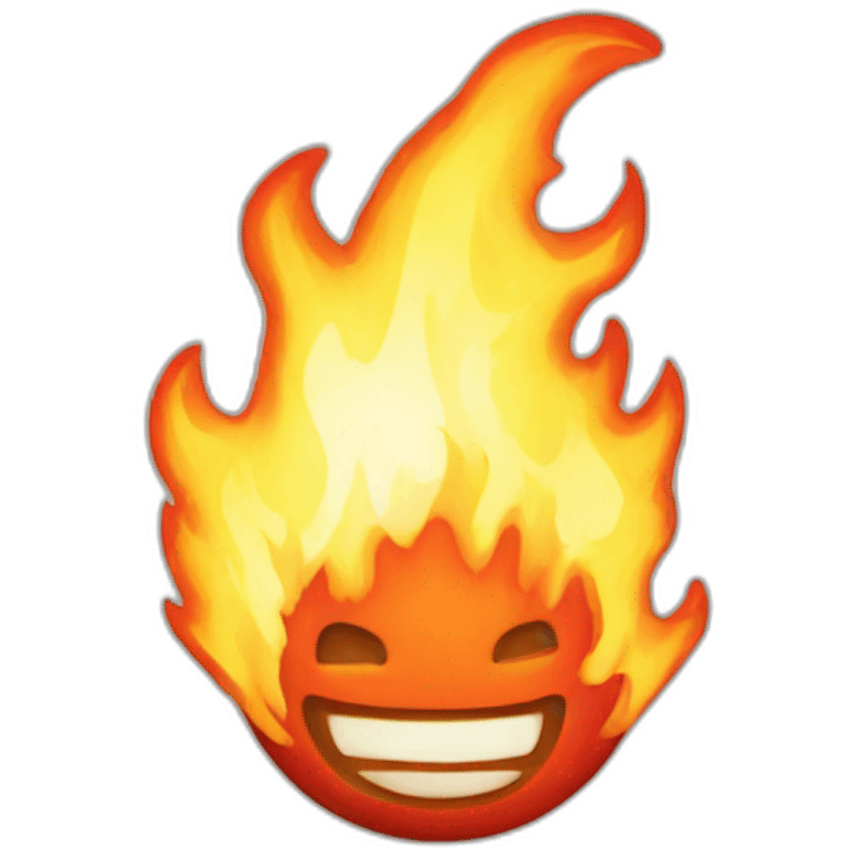 Fire ball emoji