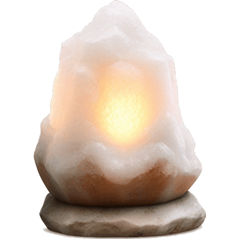 Himalaya’s salt lamp with white light  emoji