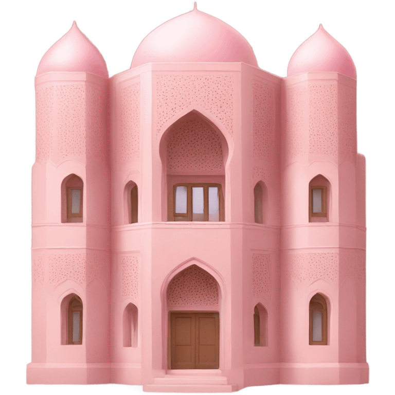 Iranian architecture pastel pink emoji