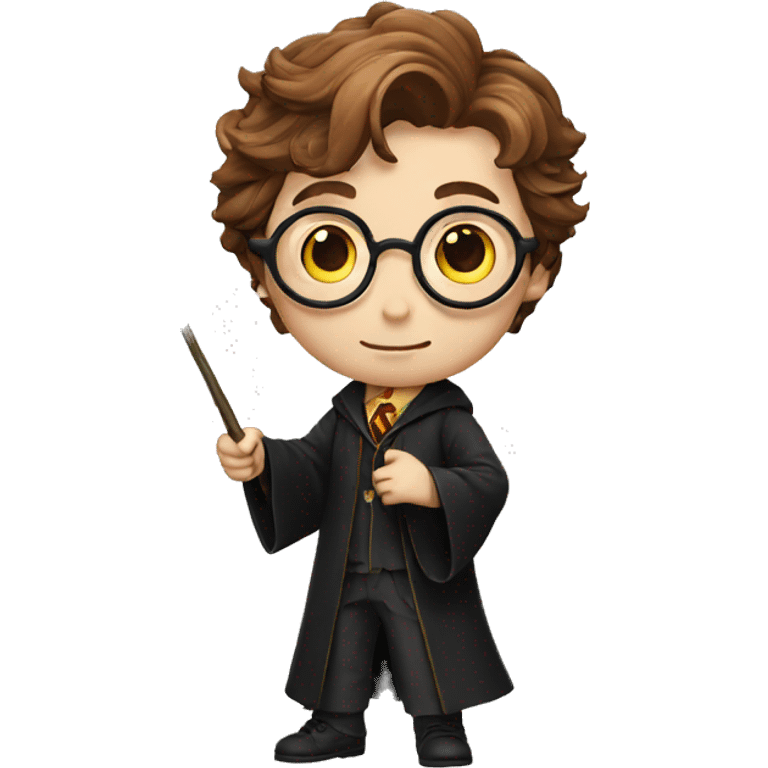 Harry Potter with a magic wand emoji