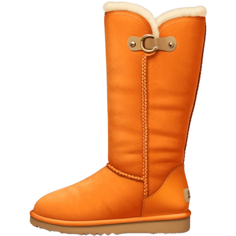 Orange ugg boots emoji