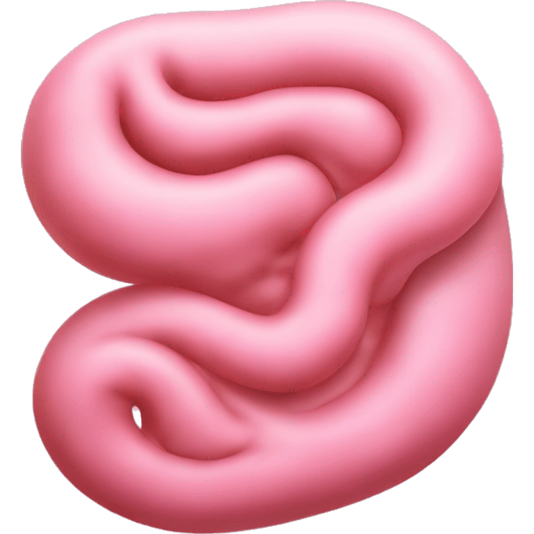 “Realistic image of a human stomach with a curved shape and pinkish color.” emoji