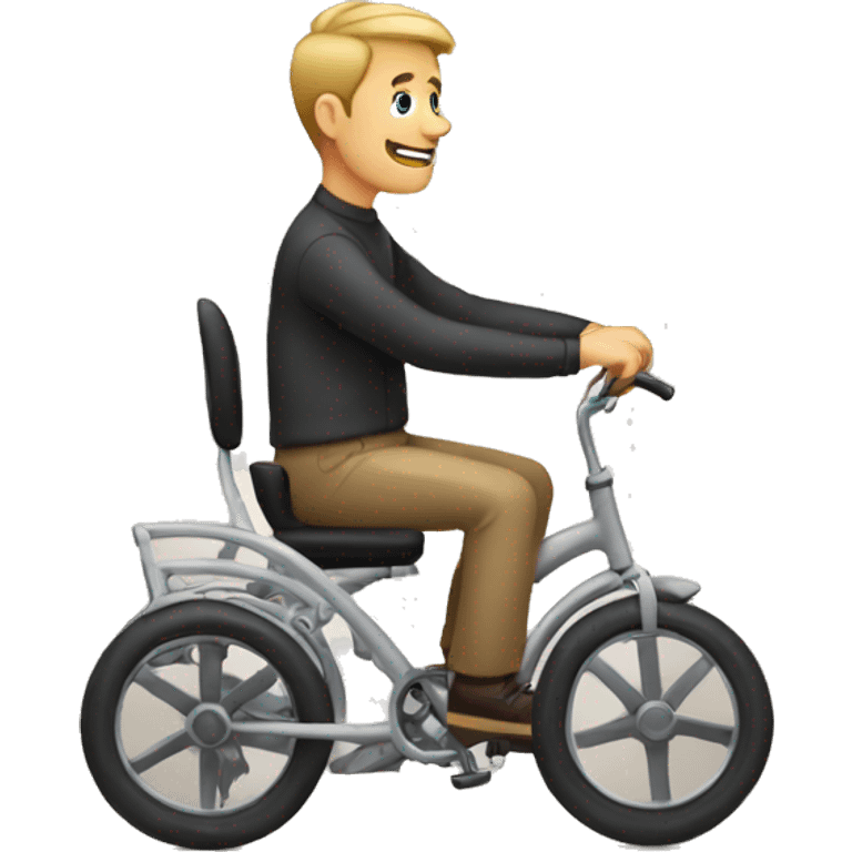 guy in a wheelcair emoji